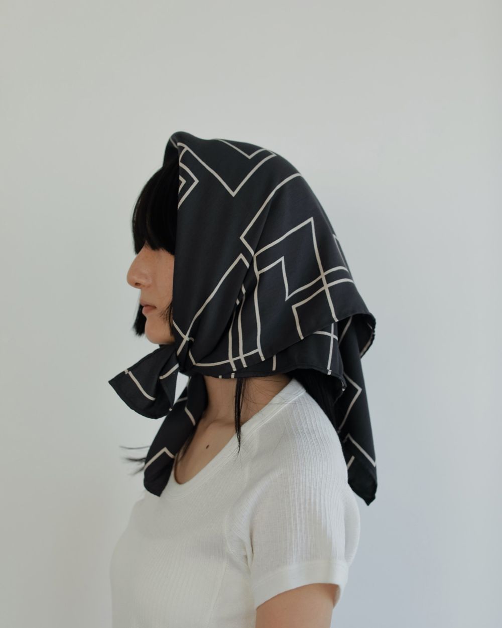 スカーフ HERBARIUM PRINT SCARF Peruvian shielding scarf Juan