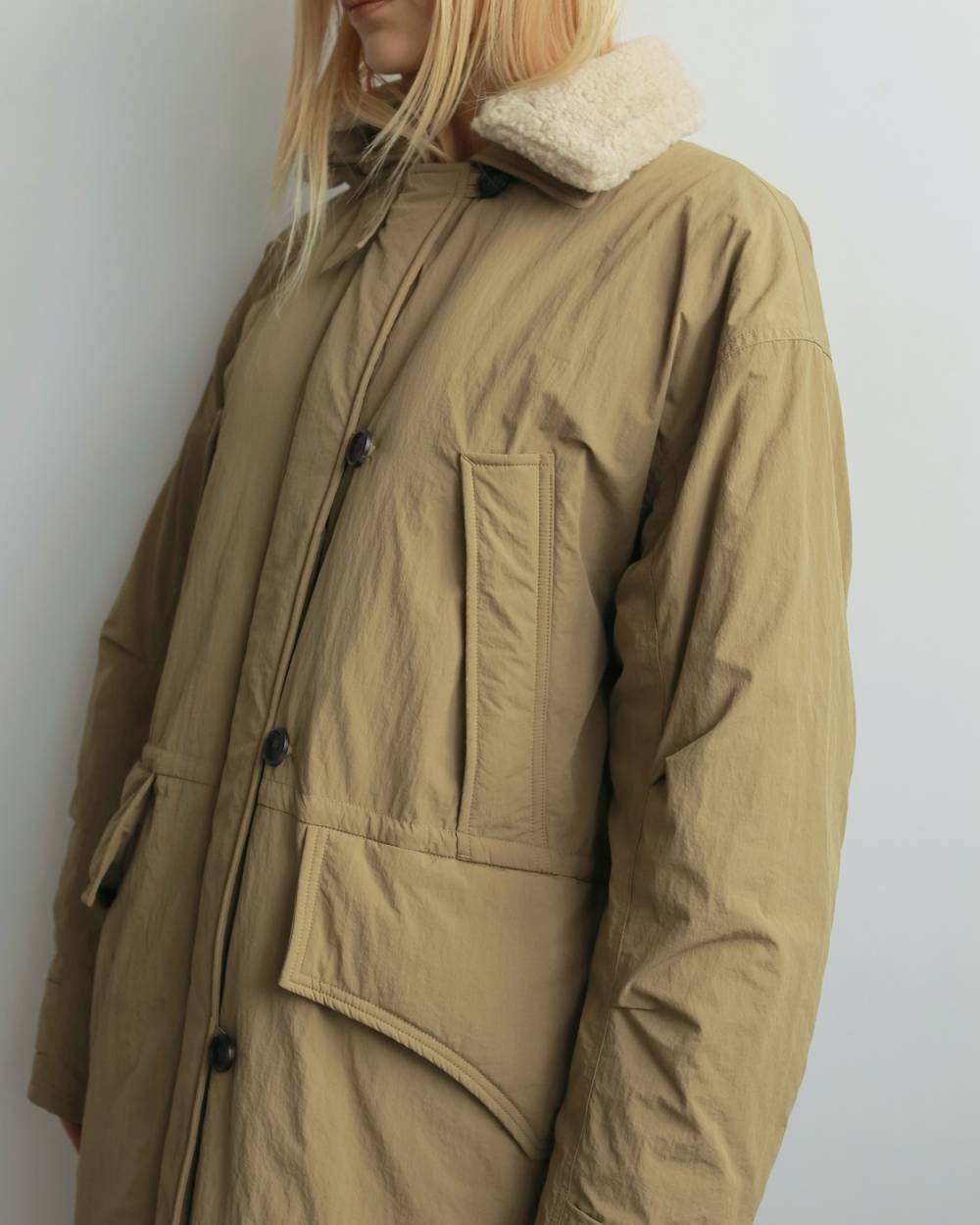 Boacollar Padding Coat Boacollar Padding Coat,ボアカラー パディング コート,62520001,アウター,コート,羽織,ボア,ànuke,アンヌーク,lifes,ライフズ,25aw