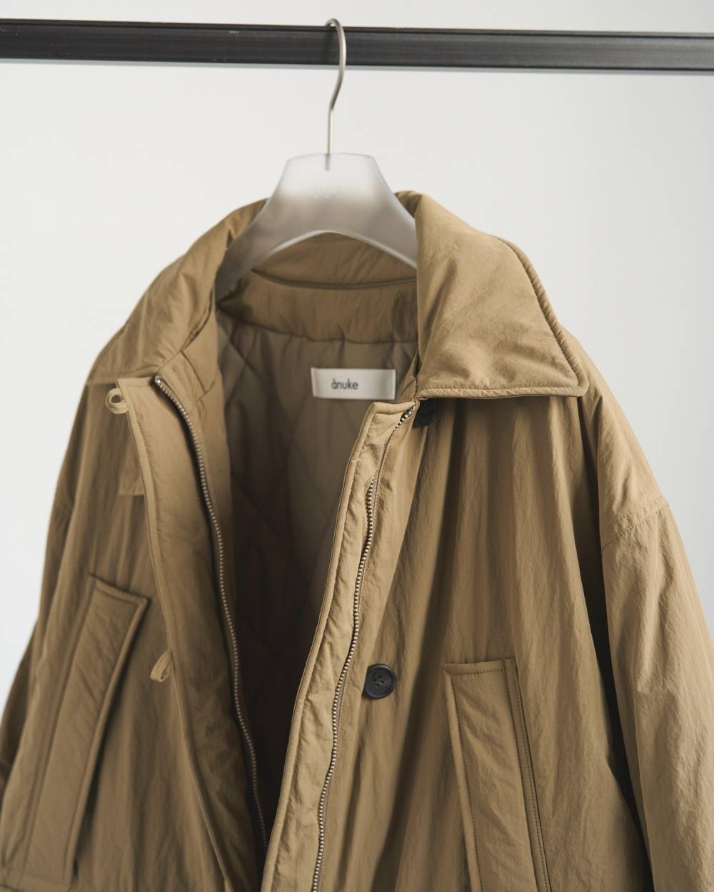 Boacollar Padding Coat Boacollar Padding Coat,ボアカラー パディング コート,62520001,アウター,コート,羽織,ボア,ànuke,アンヌーク,lifes,ライフズ,25aw