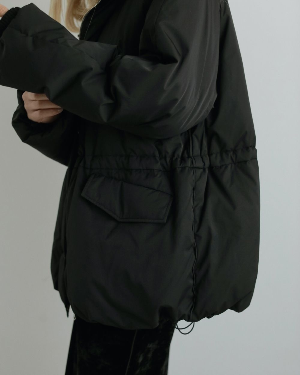 Standcollar Down Coat Standcollar Down Coat,スタンドカラーダウンコート,62520004,アウター,コート,ダウンコート,ミドル丈,中綿,ànuke,アンヌーク,lifes,ライフズ,25aw