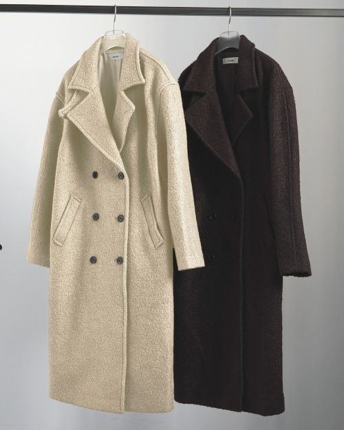 ànuke online store（アンヌーク） / Double Tweed CoatDouble Tweed