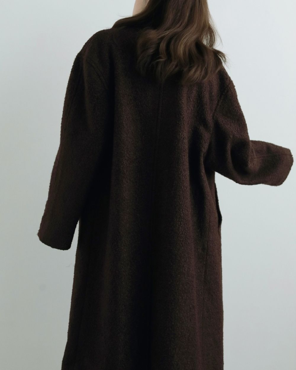 Double Tweed Coat Double Tweed Coat,ダブルツイードコート,62520005,アウター,コート,ダブルコート,ロング丈,オーバーサイズ,ànuke,アンヌーク,lifes,ライフズ,25aw