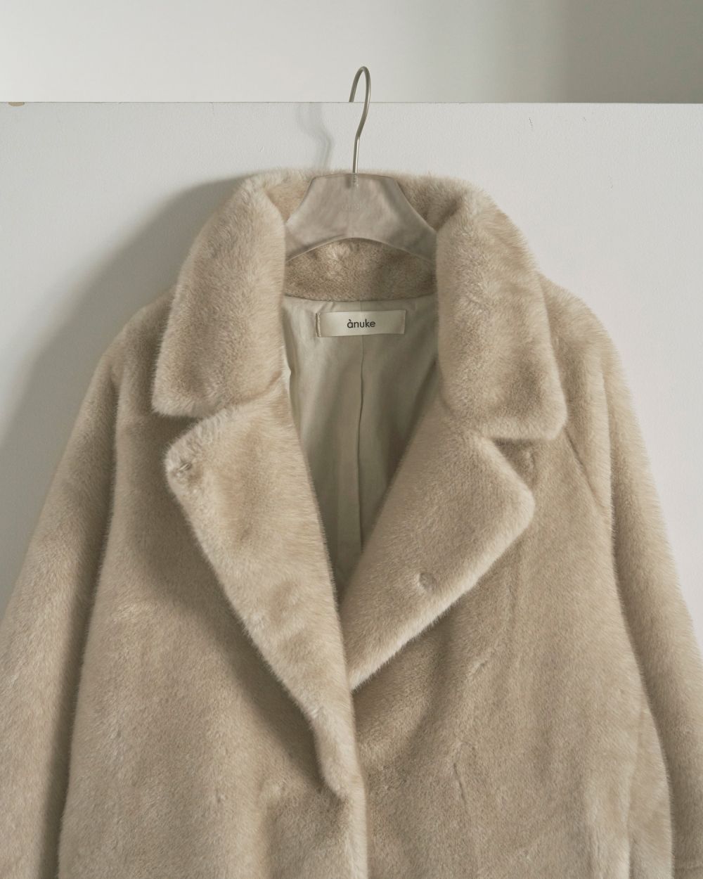 Eco Minkfur Jacket Eco Minkfur Jacket,エコミンクファージャケット,62520101,アウター,ジャケット,JK,エコファー,ànuke,アンヌーク,lifes,ライフズ,25aw