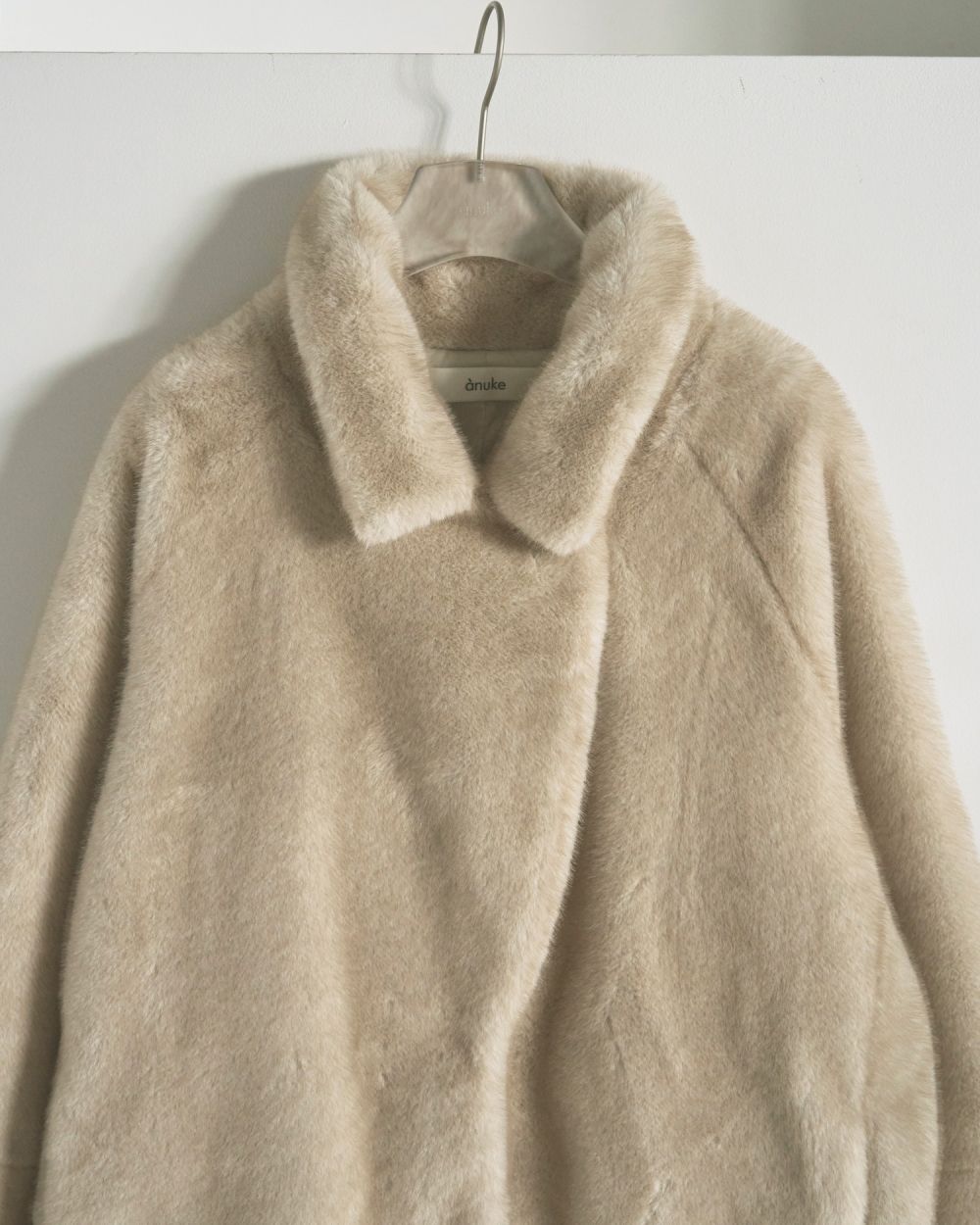 Eco Minkfur Jacket Eco Minkfur Jacket,エコミンクファージャケット,62520101,アウター,ジャケット,JK,エコファー,ànuke,アンヌーク,lifes,ライフズ,25aw