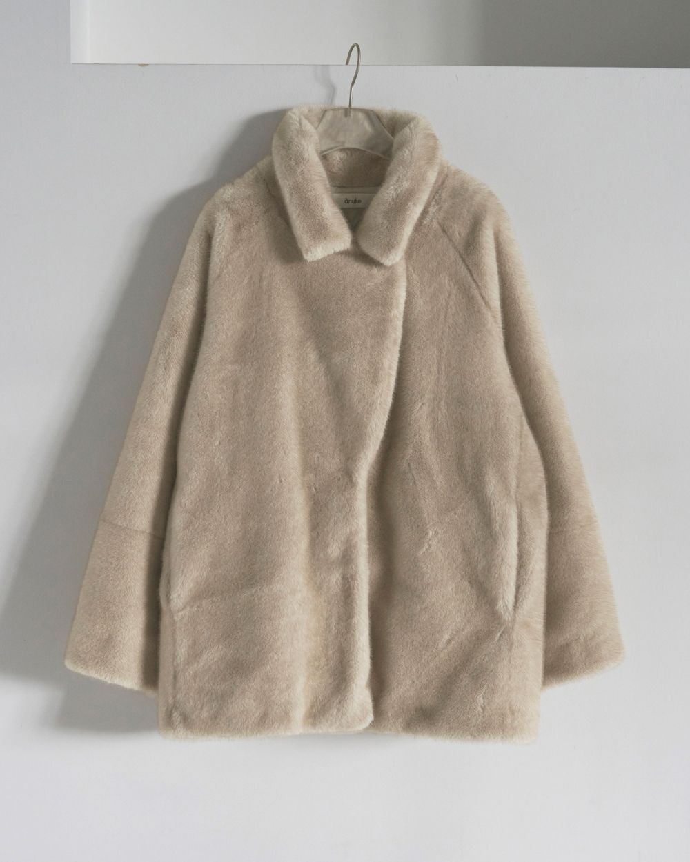 Eco Minkfur Jacket Eco Minkfur Jacket,エコミンクファージャケット,62520101,アウター,ジャケット,JK,エコファー,ànuke,アンヌーク,lifes,ライフズ,25aw