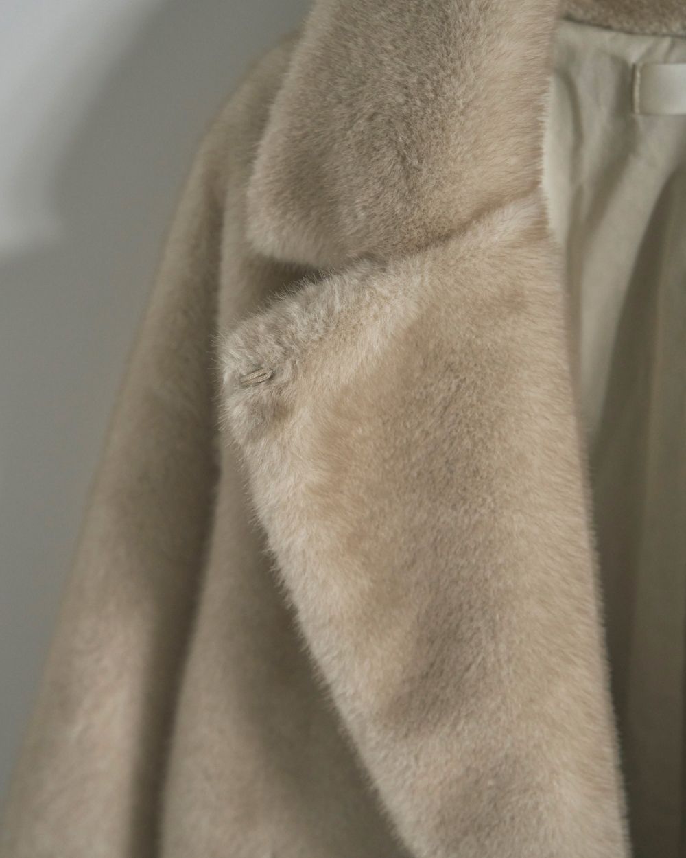 Eco Minkfur Jacket Eco Minkfur Jacket,エコミンクファージャケット,62520101,アウター,ジャケット,JK,エコファー,ànuke,アンヌーク,lifes,ライフズ,25aw