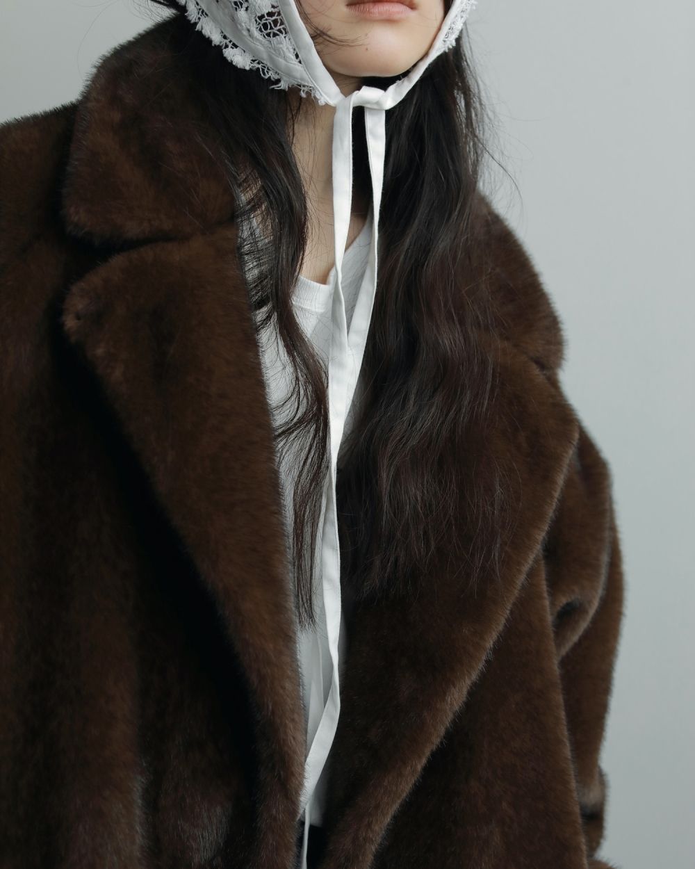 Eco Minkfur Jacket Eco Minkfur Jacket,エコミンクファージャケット,62520101,アウター,ジャケット,JK,エコファー,ànuke,アンヌーク,lifes,ライフズ,25aw