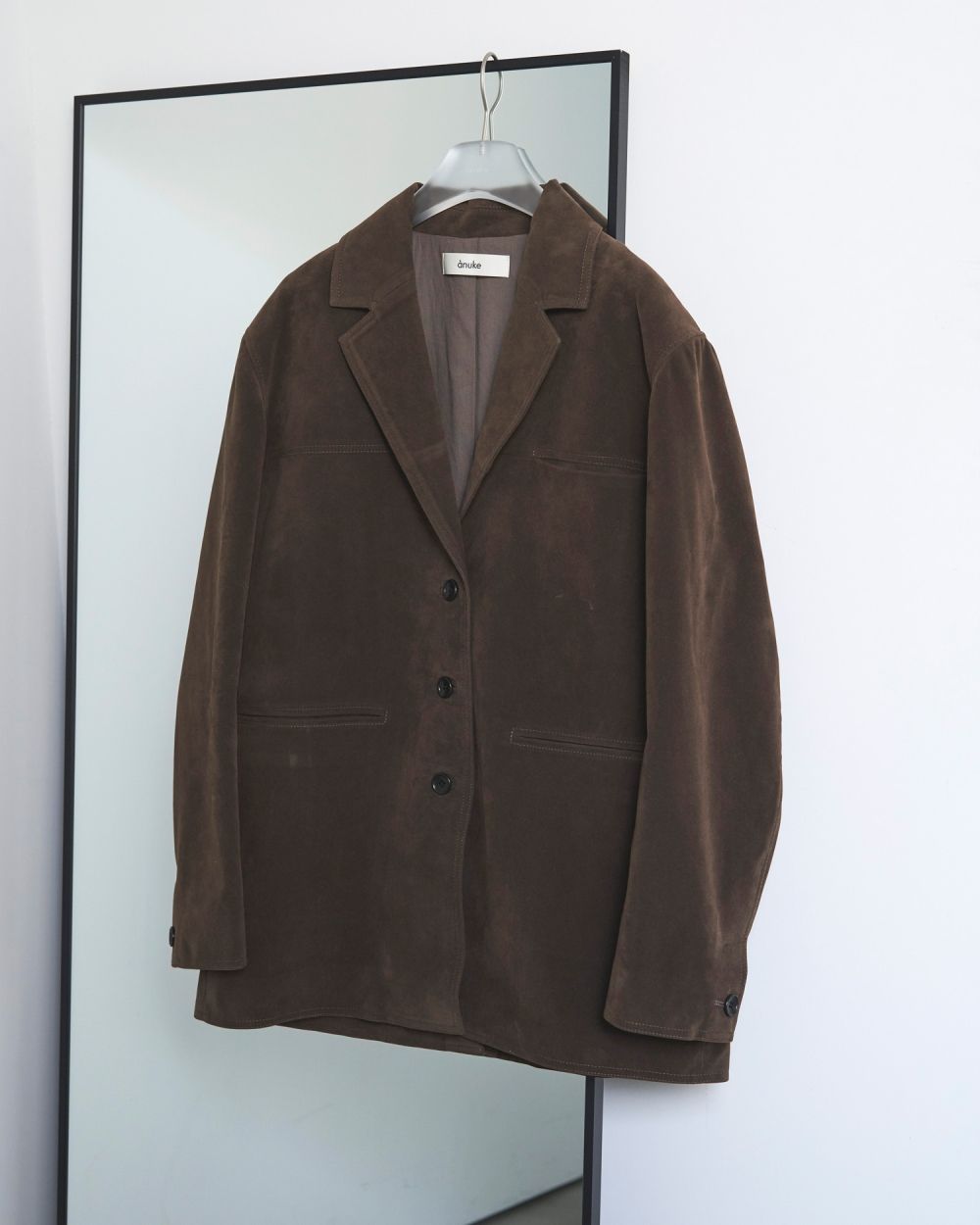 Eco Suede Jacket Eco Suede Jacket,エコスエードジャケット,62520102,アウター,JK,ジャケット,ànuke,アンヌーク,lifes,ライフズ,25aw