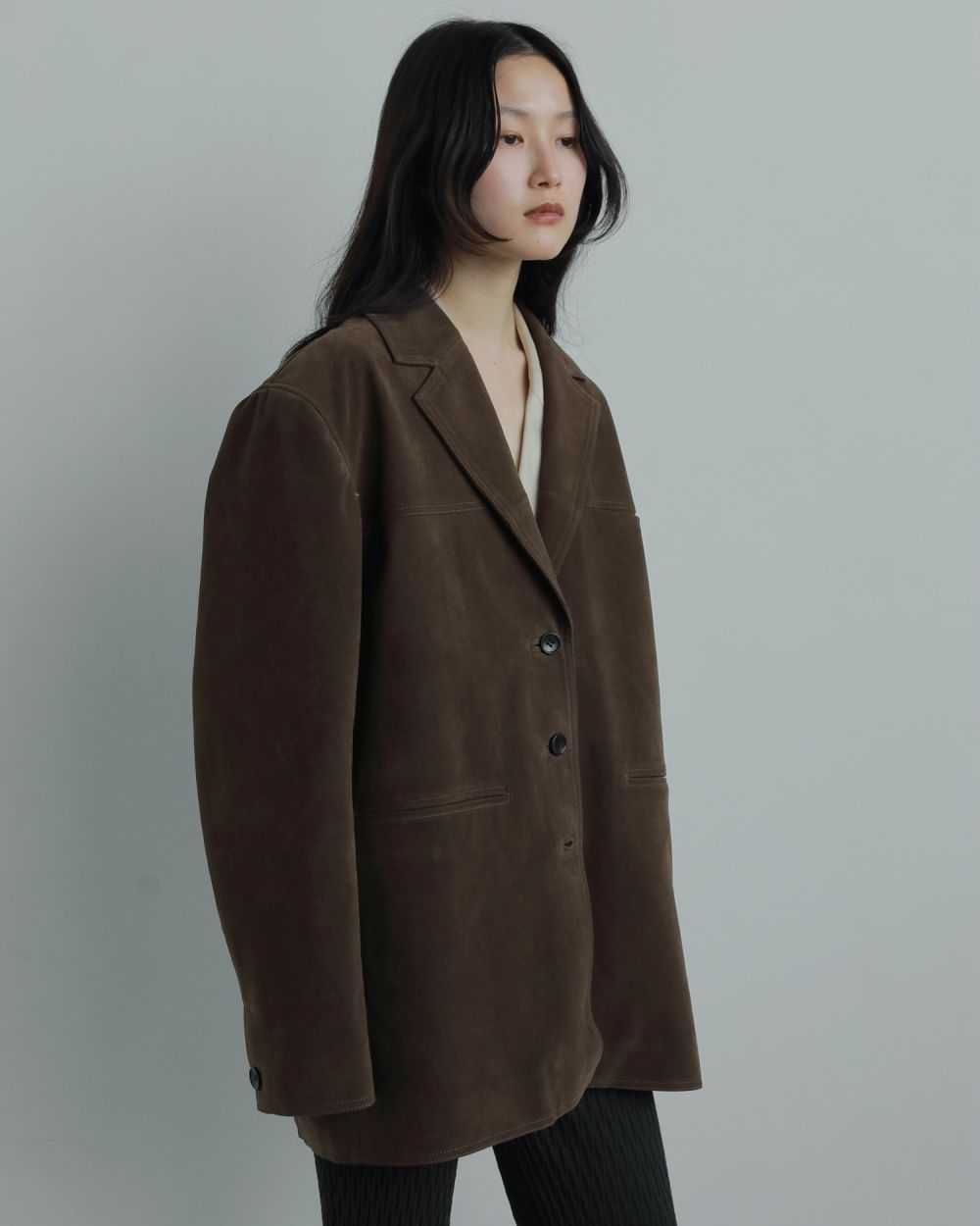Eco Suede Jacket Eco Suede Jacket,エコスエードジャケット,62520102,アウター,JK,ジャケット,ànuke,アンヌーク,lifes,ライフズ,25aw