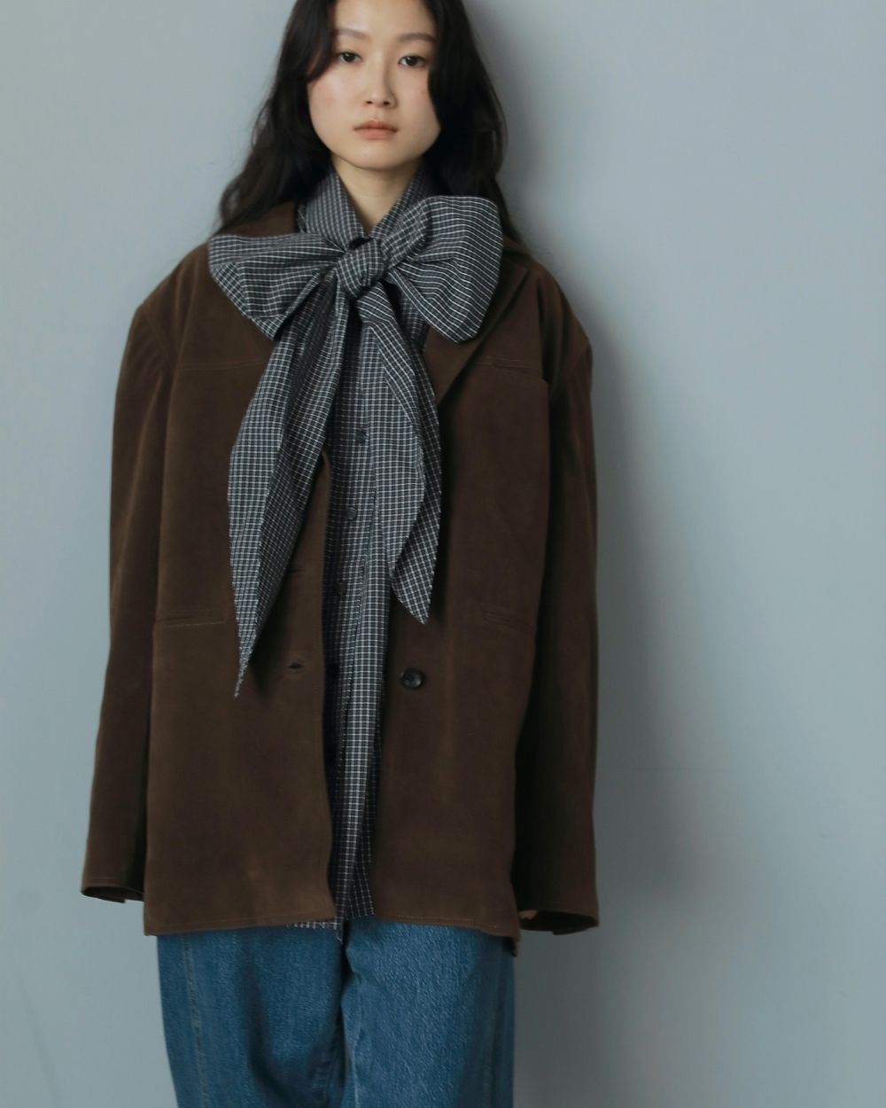 Eco Suede Jacket 38 新品 ànuke online store（アンヌーク） / Eco Suede JacketEco Suede