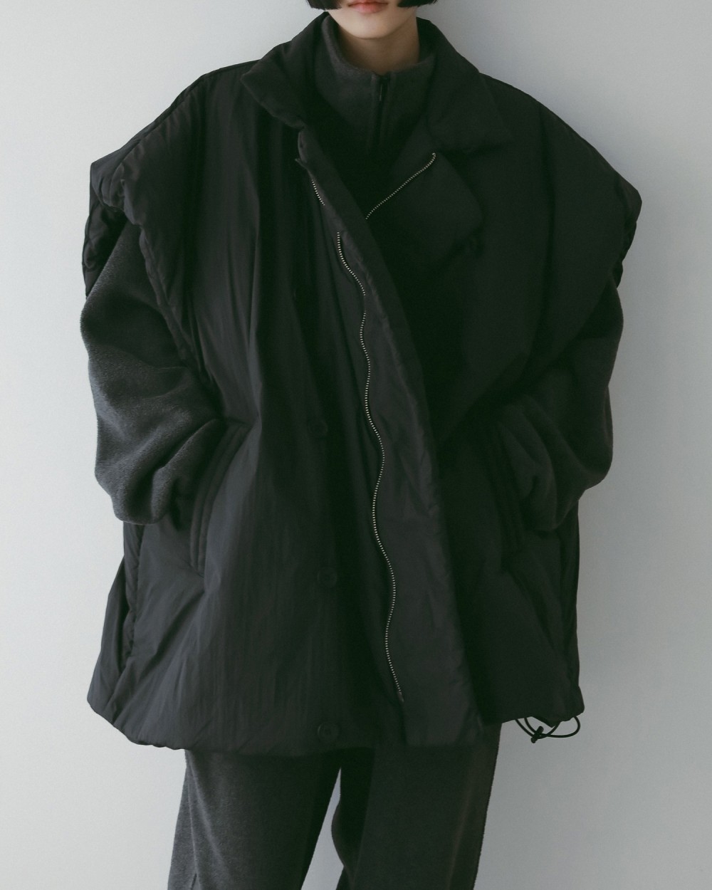 Volume Over Vest Volume Over Vest,ボリュームオーバーベスト,62520104,アウター,ベスト,中綿ベスト,オーバーサイズ,羽織,ànuke,アンヌーク,lifes,ライフズ,25aw