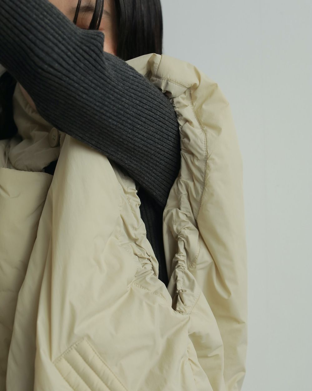 Volume Over Vest Volume Over Vest,ボリュームオーバーベスト,62520104,アウター,ベスト,中綿ベスト,オーバーサイズ,羽織,ànuke,アンヌーク,lifes,ライフズ,25aw