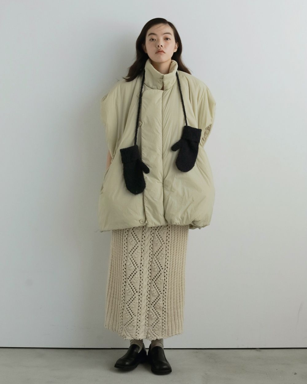 Volume Over Vest Volume Over Vest,ボリュームオーバーベスト,62520104,アウター,ベスト,中綿ベスト,オーバーサイズ,羽織,ànuke,アンヌーク,lifes,ライフズ,25aw