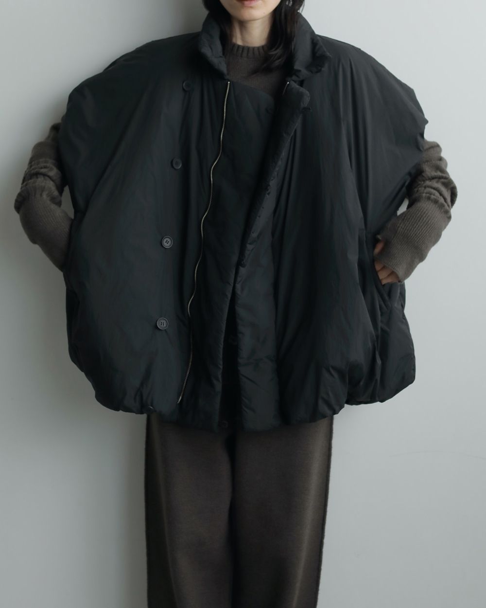 Volume Over Vest Volume Over Vest,ボリュームオーバーベスト,62520104,アウター,ベスト,中綿ベスト,オーバーサイズ,羽織,ànuke,アンヌーク,lifes,ライフズ,25aw