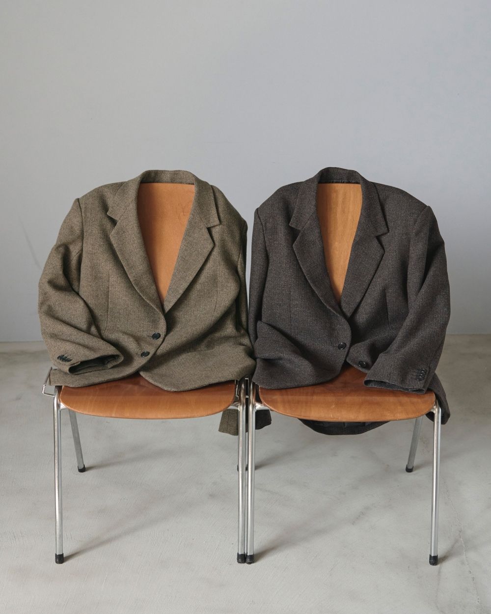 タグ付き新品未使用　アンヌーク　Herringbone Wool Jacket ànuke online store（アンヌーク） / Herringbone Wool