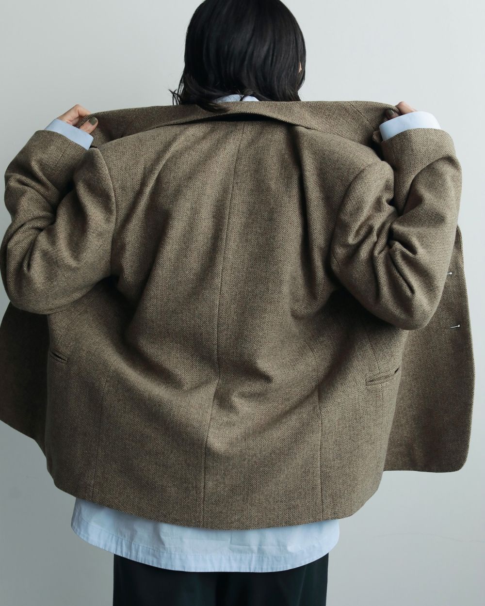 ジャケット・アウター Yuzulawgy handmade herringbone jaket ジャケット・アウター Yuzulawgy handmade herringbone jaket