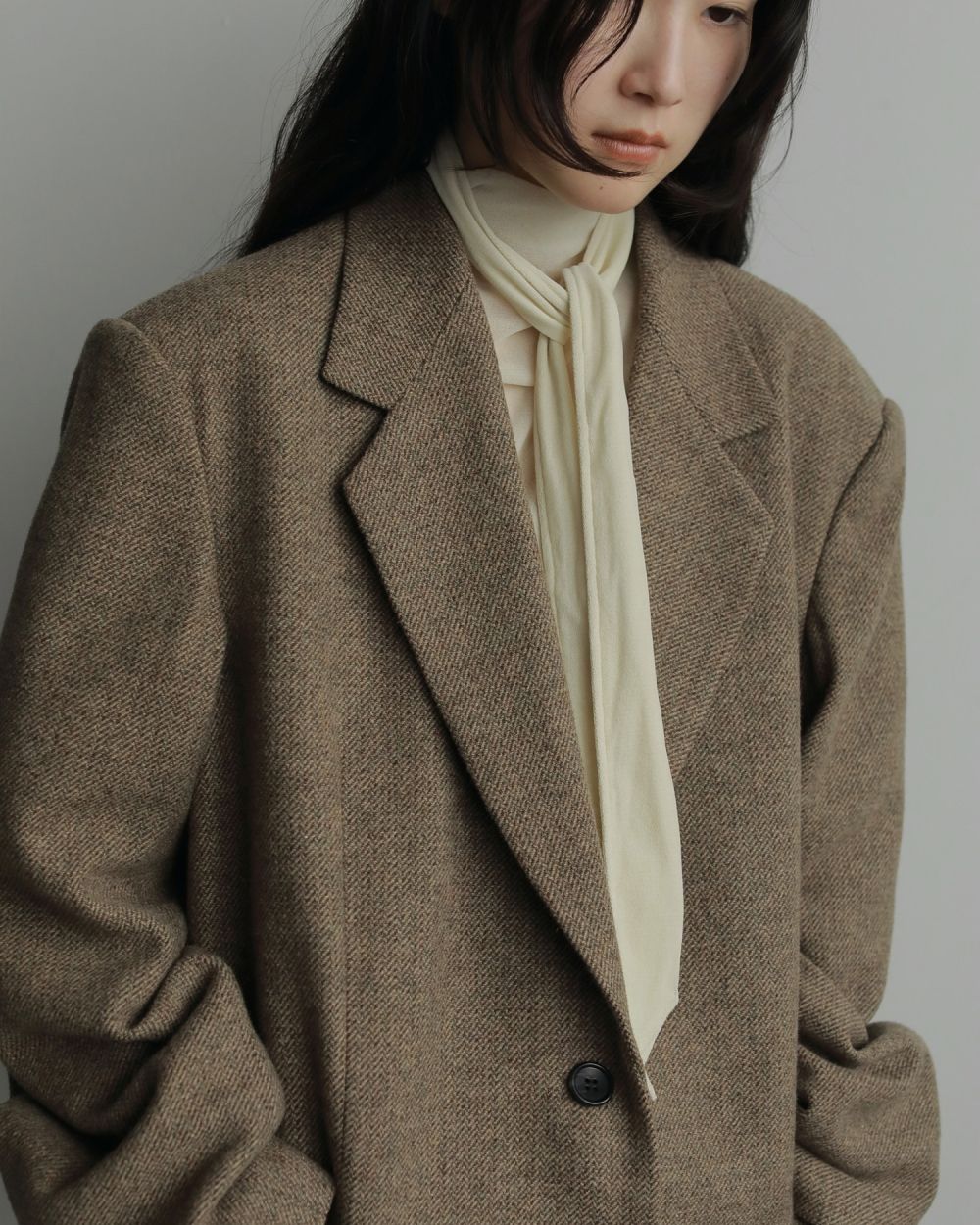 タグ付き新品未使用　アンヌーク　Herringbone Wool Jacket ànuke online store（アンヌーク） / Herringbone Wool