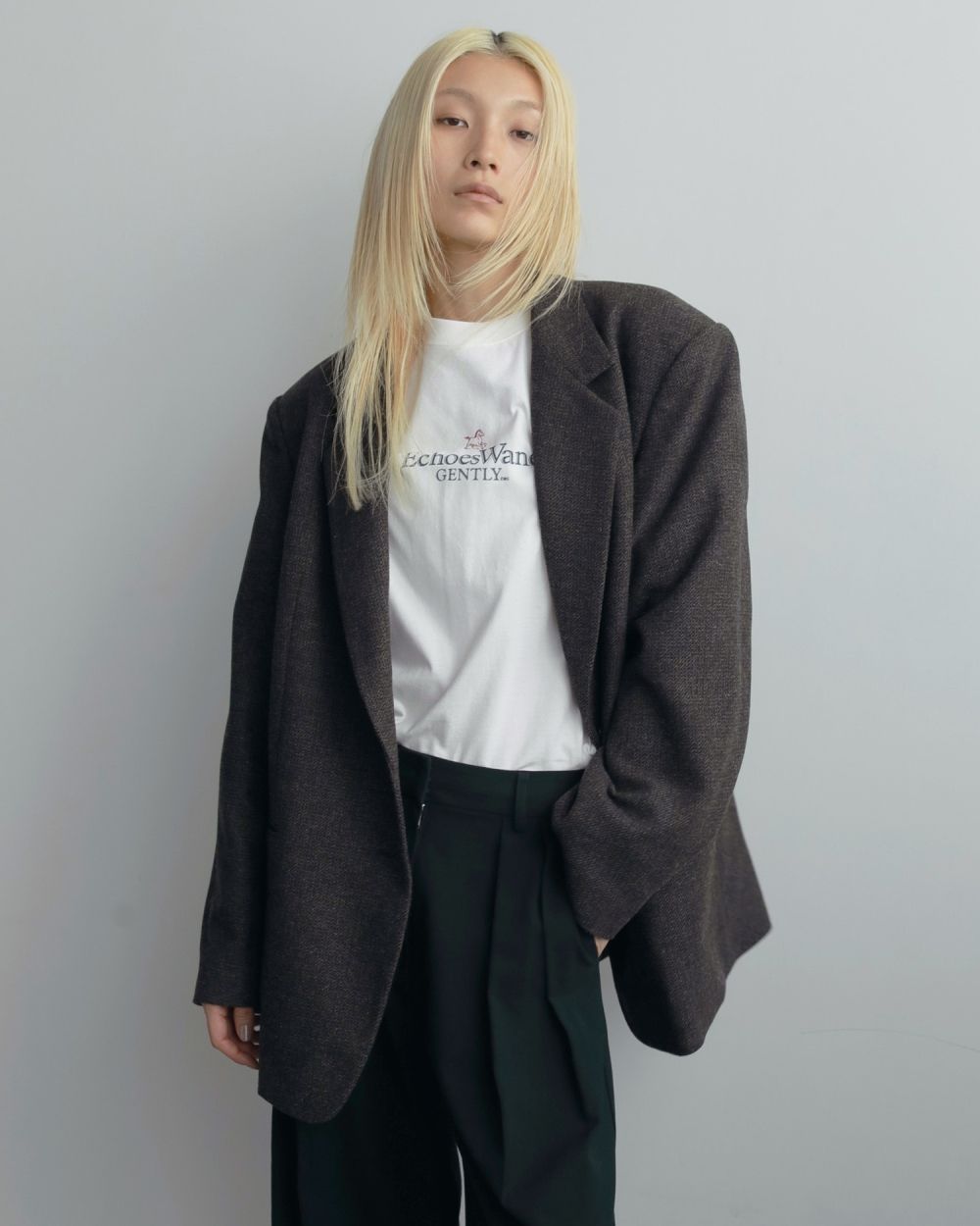 Herringbone Wool Jacket Herringbone Wool Jacket,ヘリンボーンウールジャケット,62520107,アウター,JK,ジャケット,オーバーサイズ,ànuke,アンヌーク,lifes,ライフズ,25aw