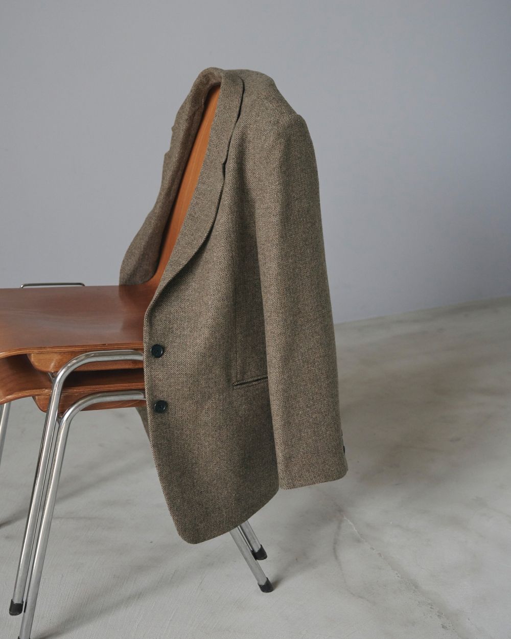 Herringbone Wool Jacket ベージュ 36 anuke ànuke online store（アンヌーク） / Herringbone Wool
