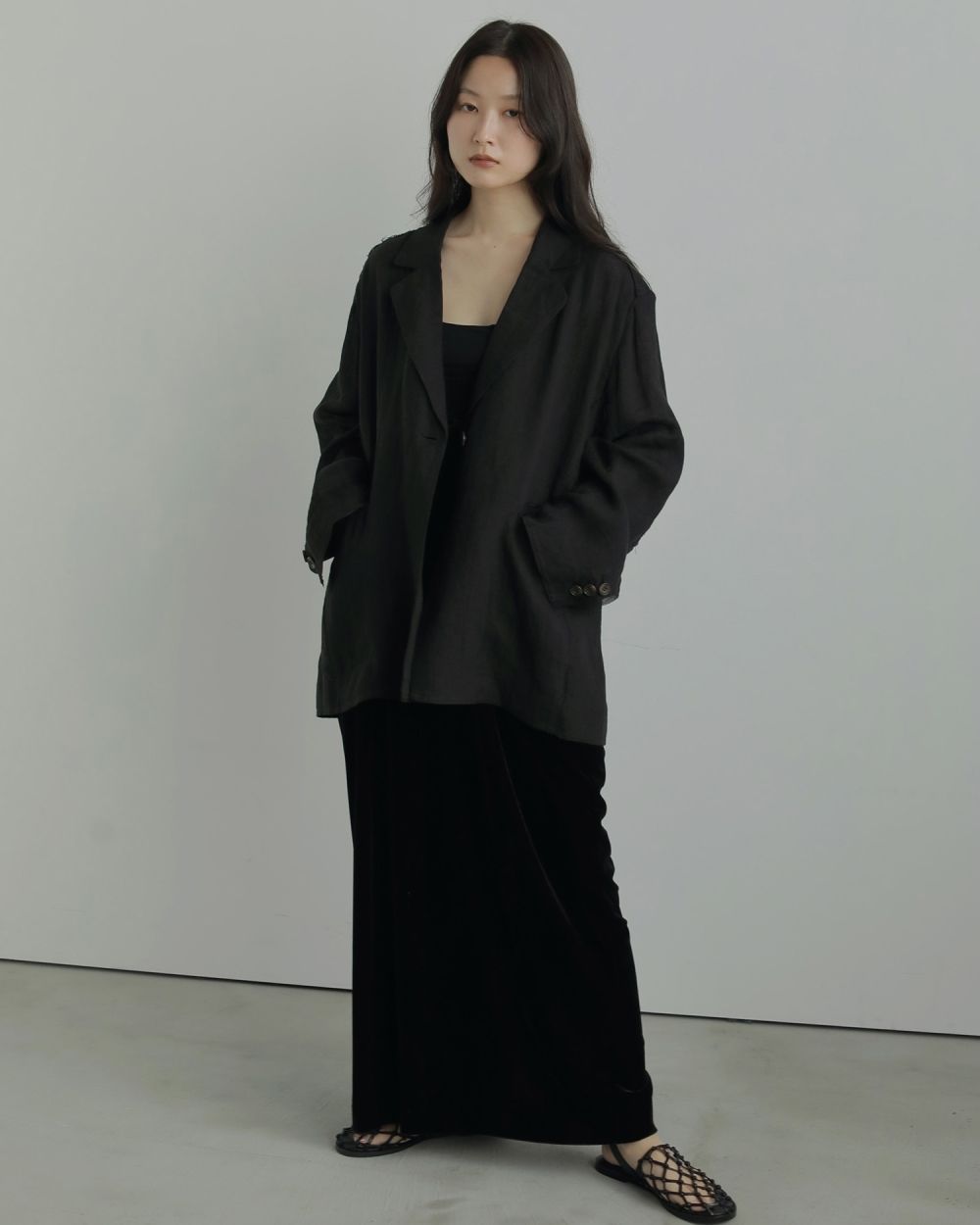 ànuke online store（アンヌーク） / Linen Sheer JacketLinen