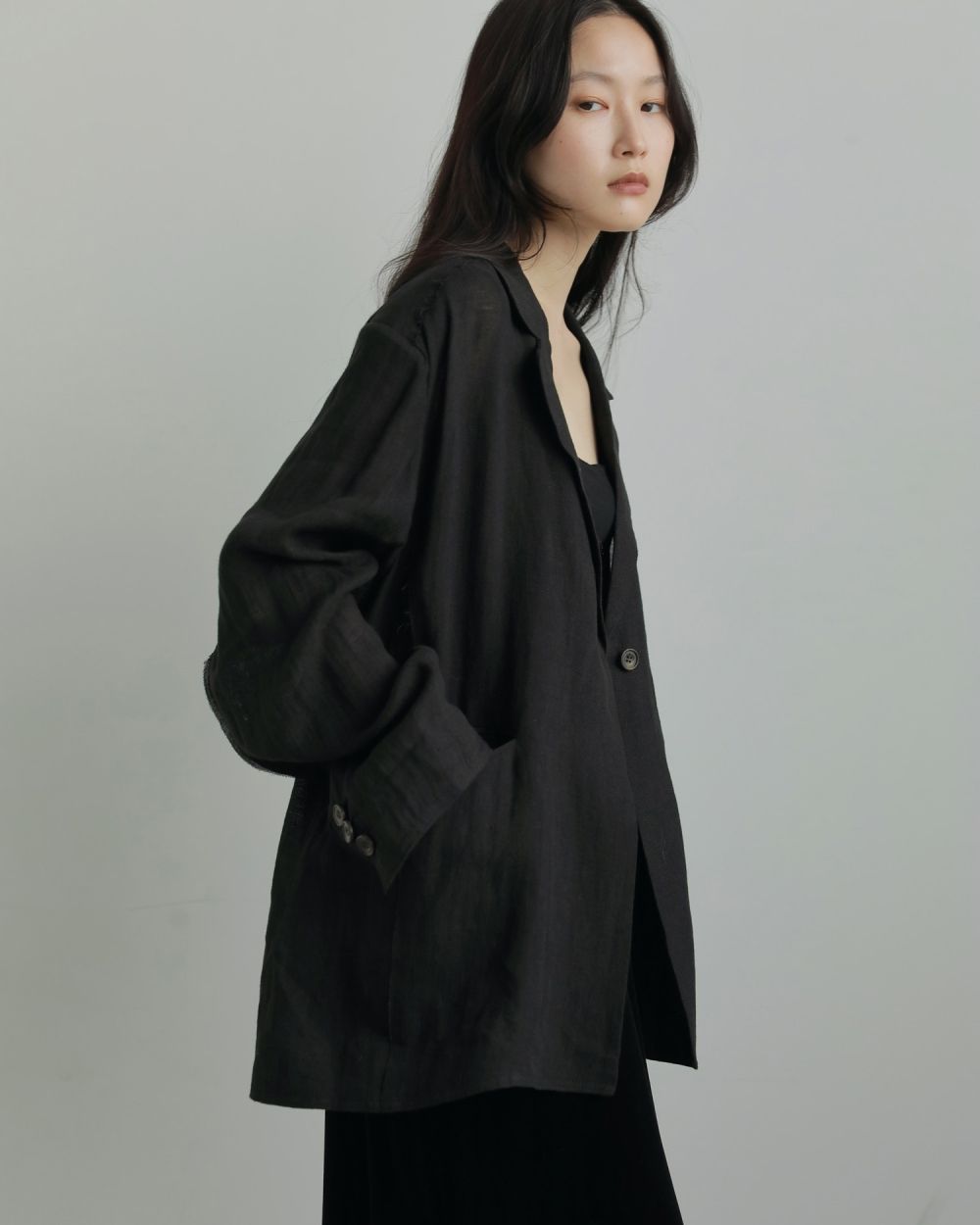 ànuke online store（アンヌーク） / Linen Sheer JacketLinen