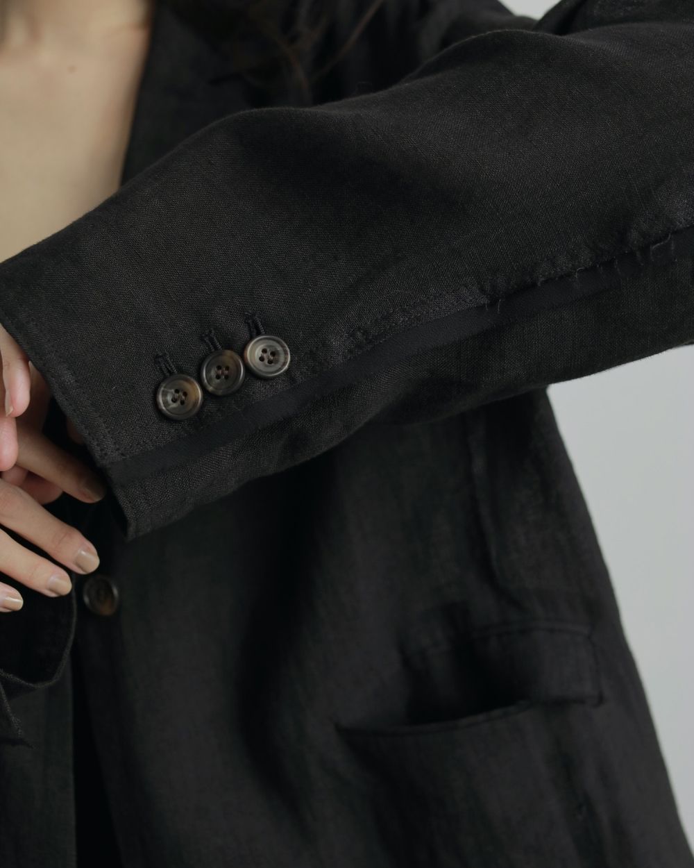 Linen Sheer Jacket Linen Sheer Jacket,リネン シアー ジャケット,62520109,ジャケット,透け感,,アウター,JK,ànuke,アンヌーク,lifes,ライフズ,25aw