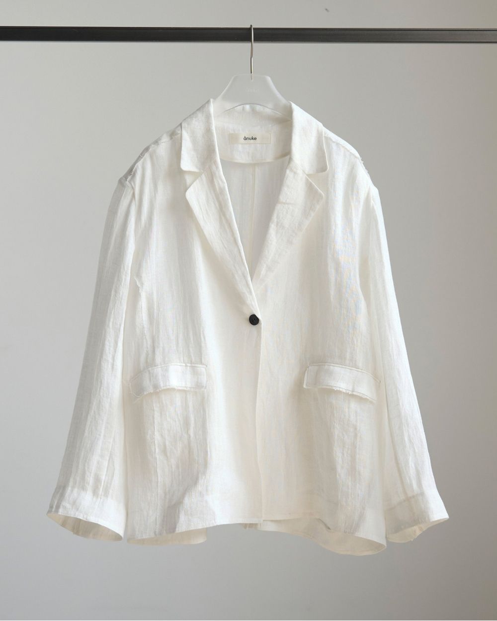 Sheer Layered Bijou Jacket シアージャケット ànuke online store（アンヌーク） / Linen Sheer JacketLinen