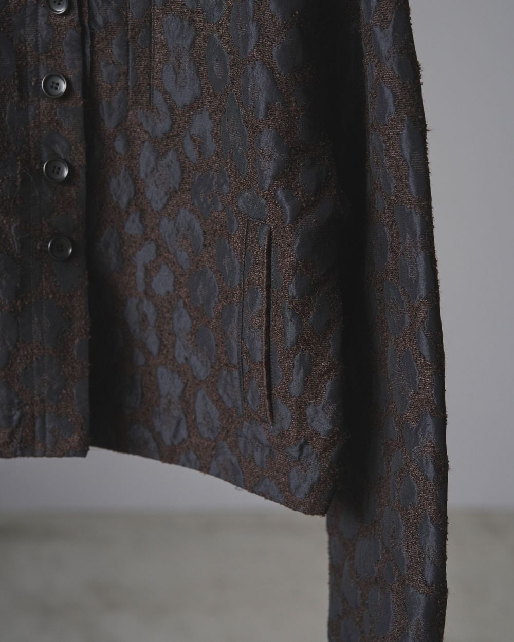 Leopard Jacquard Jacket Leopard Jacquard Jacket,レオパードジャガードジャケット,62520110,ジャケット,JK,アウター,レオパード柄,ànuke,アンヌーク,lifes,ライフズ,25aw