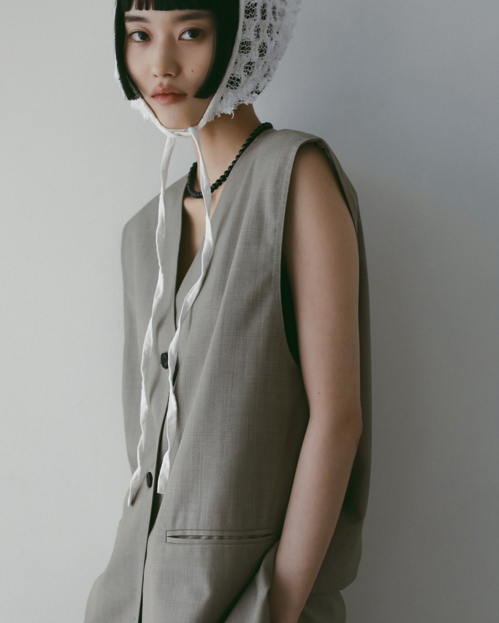 Vneck Nylon Vest Ｖネックナイロンベスト Vネックナイロンベスト（ベスト）｜TODAYFUL（トゥデイフル）の