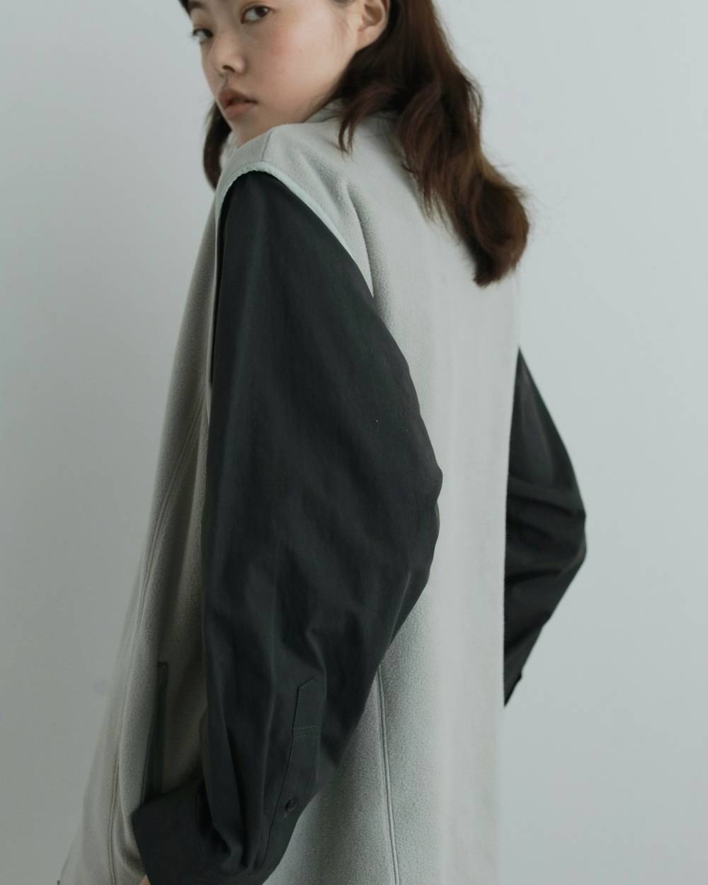 Fleece Zip Vest Fleece Zip Vest,フリース ジップ ベスト,62520113,ZIPベスト,ベスト,フリース,アウター,ジャケット,羽織,ànuke,アンヌーク,lifes,ライフズ,25aw