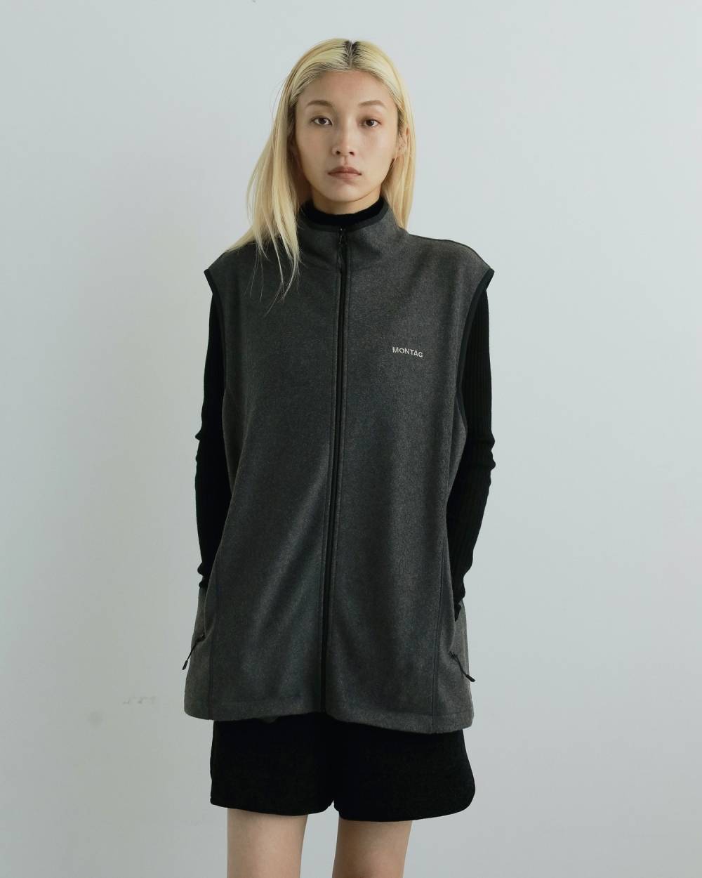 Fleece Zip Vest Fleece Zip Vest,フリース ジップ ベスト,62520113,ZIPベスト,ベスト,フリース,アウター,ジャケット,羽織,ànuke,アンヌーク,lifes,ライフズ,25aw