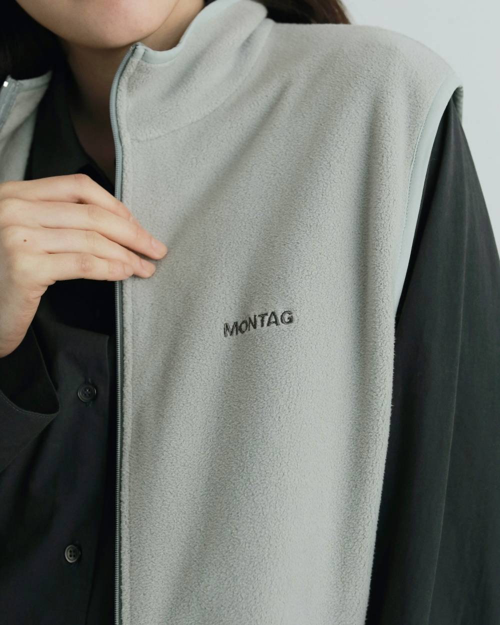 Fleece Zip Vest Fleece Zip Vest,フリース ジップ ベスト,62520113,ZIPベスト,ベスト,フリース,アウター,ジャケット,羽織,ànuke,アンヌーク,lifes,ライフズ,25aw