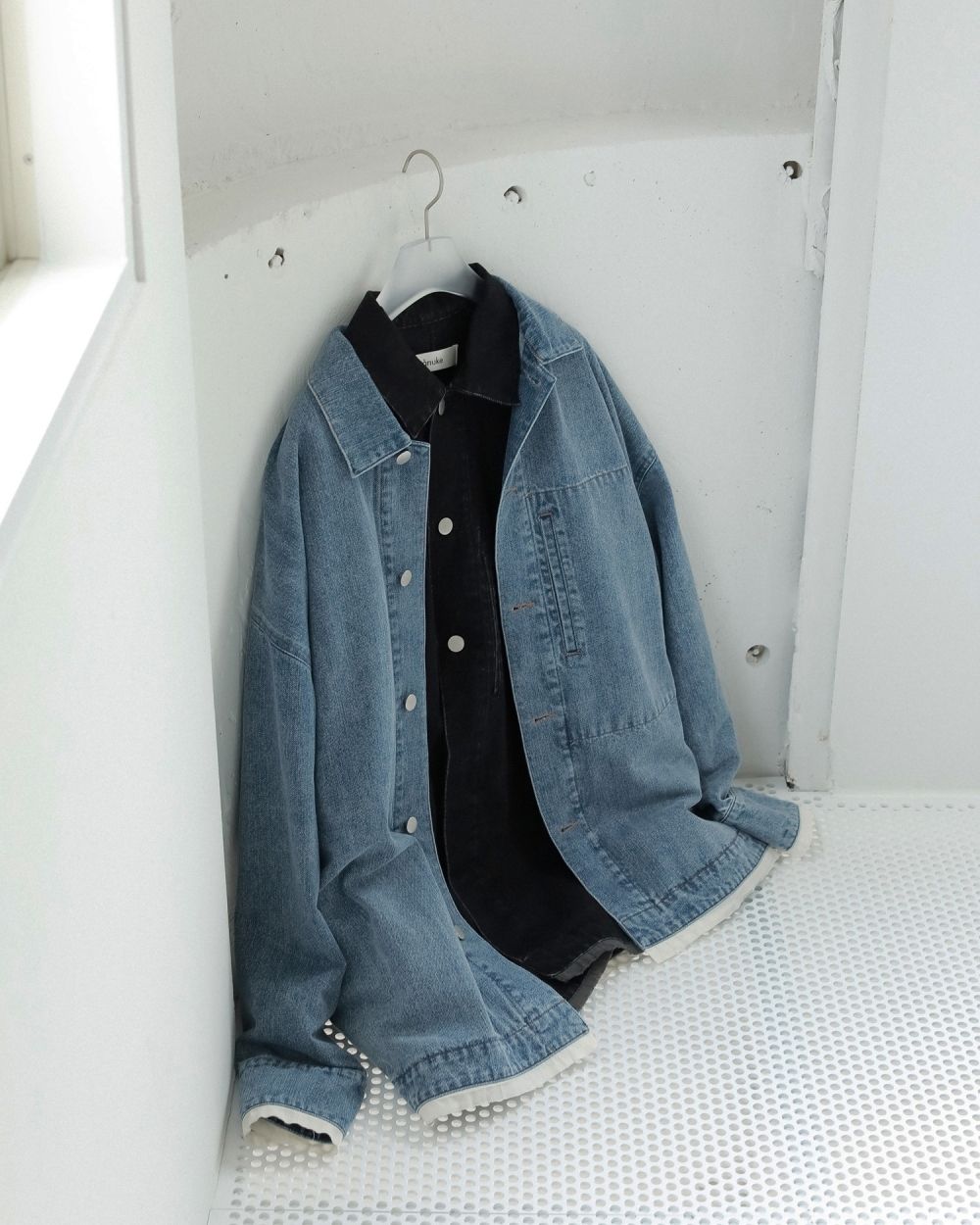 anuke 公式完売！Denim Work Jacket 36 アイボリー anuke Denim Work Jacket 36 アイボリー