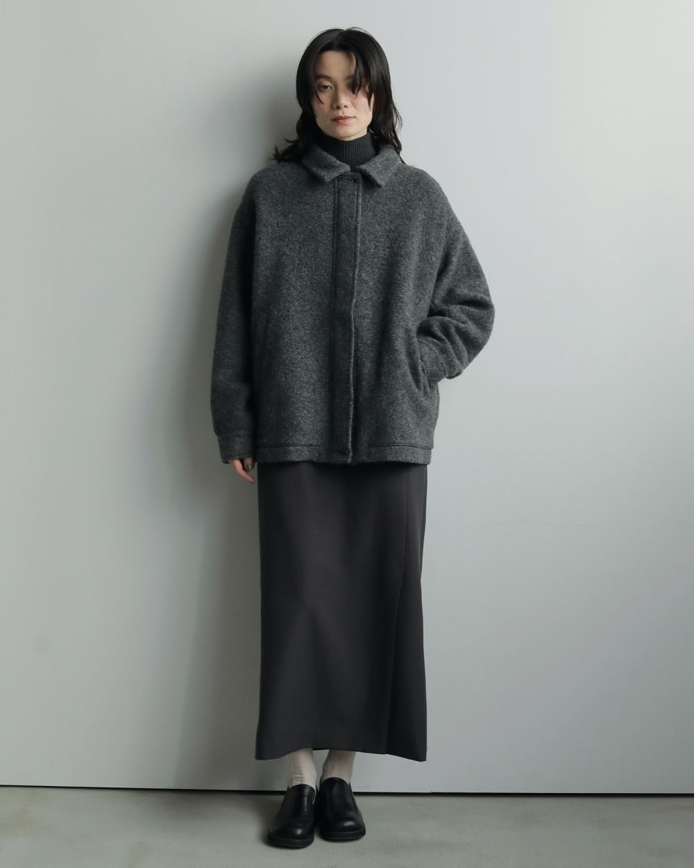 Sliver Zip Blouzon Sliver Zip Blouzon,スライバージップブルゾン,62520201,ブルゾン,アウター,羽織,ànuke,アンヌーク,lifes,ライフズ,25aw