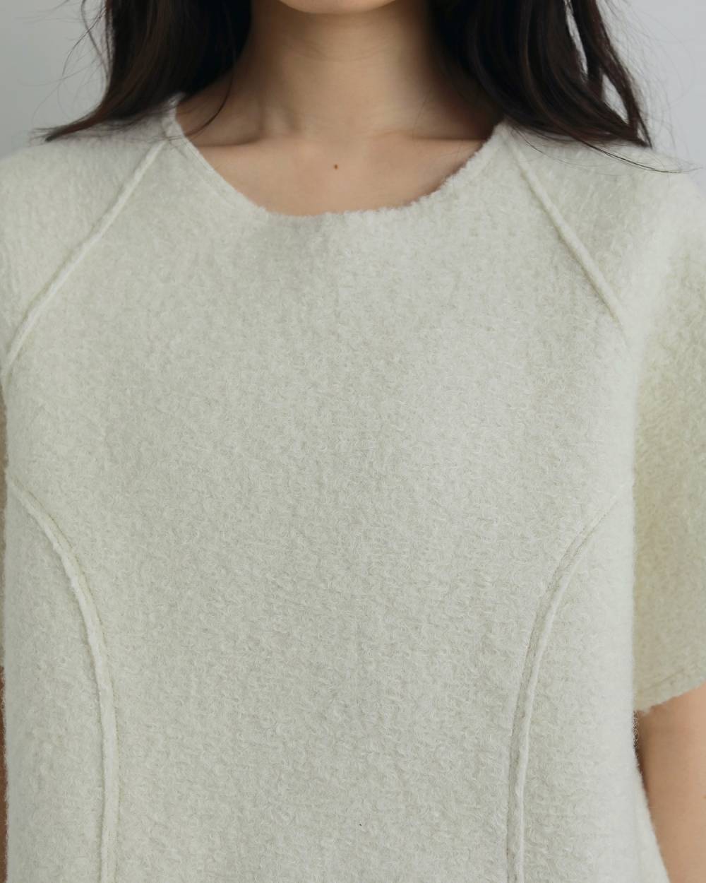 Boucle Mini Onepiece Boucle Mini Onepiece,ブークレ ミニ ワンピース,62520301,ワンピース,ワンピ,ミニワンピ,ミニ丈,ànuke,アンヌーク,lifes,ライフズ,25aw