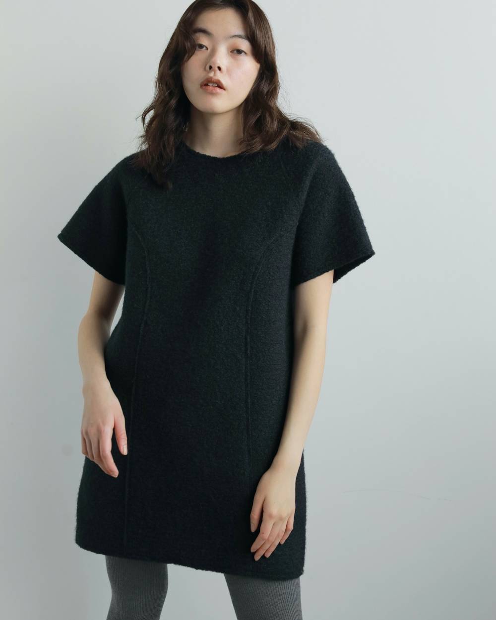 Boucle Mini Onepiece Boucle Mini Onepiece,ブークレ ミニ ワンピース,62520301,ワンピース,ワンピ,ミニワンピ,ミニ丈,ànuke,アンヌーク,lifes,ライフズ,25aw