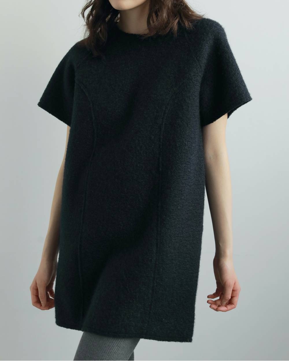 Boucle Mini Onepiece Boucle Mini Onepiece,ブークレ ミニ ワンピース,62520301,ワンピース,ワンピ,ミニワンピ,ミニ丈,ànuke,アンヌーク,lifes,ライフズ,25aw