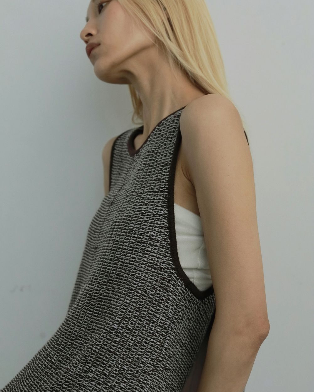 Sleeveless Jacquard Onepiece Sleeveless Jacquard Onepiec,スリーブレスジャガードワンピース,62520302,ワンピース,ワンピ,ニットワンピース,ànuke,アンヌーク,lifes,ライフズ,25aw