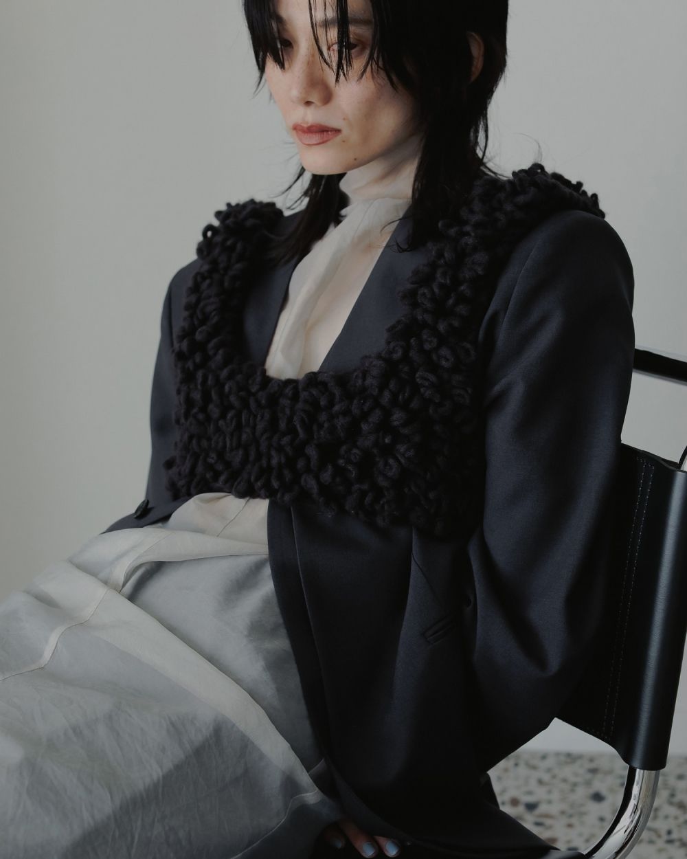 Sheer Turtle Onepiece Sheer Turtle Onepiece,シアー タートル ワンピース,62520303,ワンピース,ワンピ,ロング丈,透け感,シアー,ànuke,アンヌーク,lifes,ライフズ,25aw