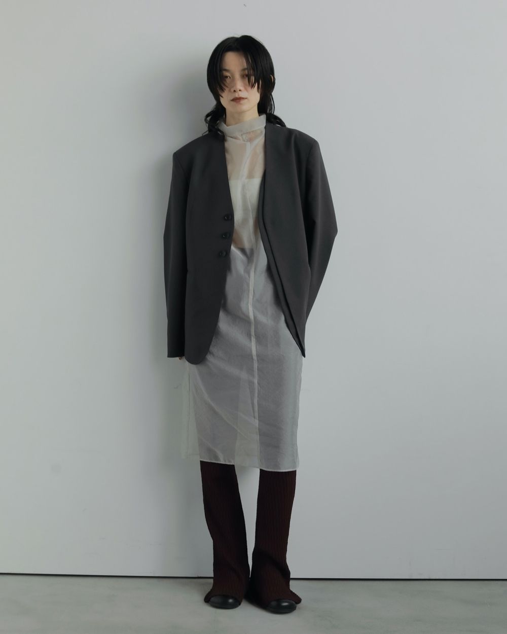 Sheer Turtle Onepiece Sheer Turtle Onepiece,シアー タートル ワンピース,62520303,ワンピース,ワンピ,ロング丈,透け感,シアー,ànuke,アンヌーク,lifes,ライフズ,25aw