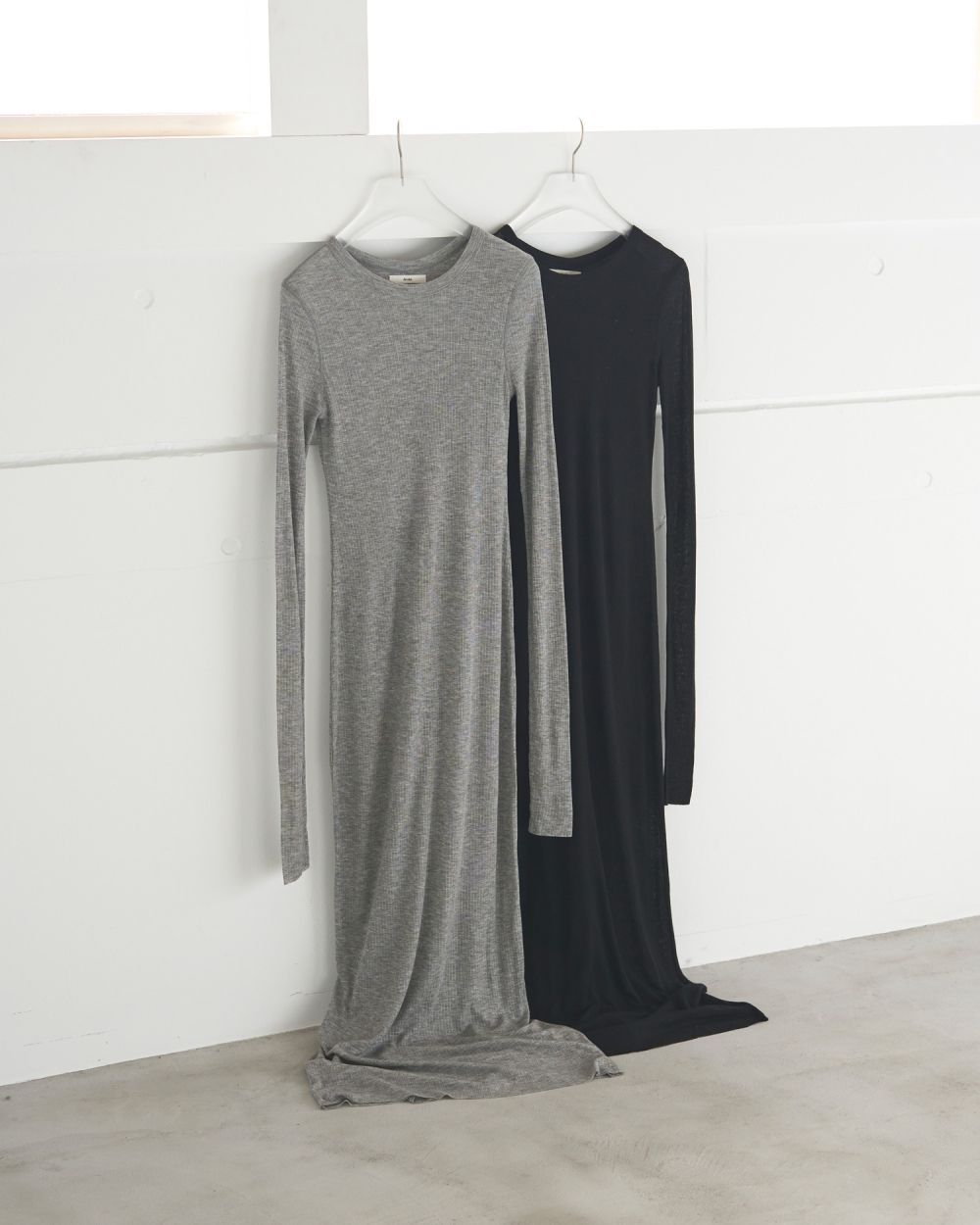 Sheer Rib Onepiece Sheer Rib Onepiece,シアー リブ ワンピース,62520304,ワンピース,ワンピ,透け感,ànuke,アンヌーク,lifes,ライフズ,25aw
