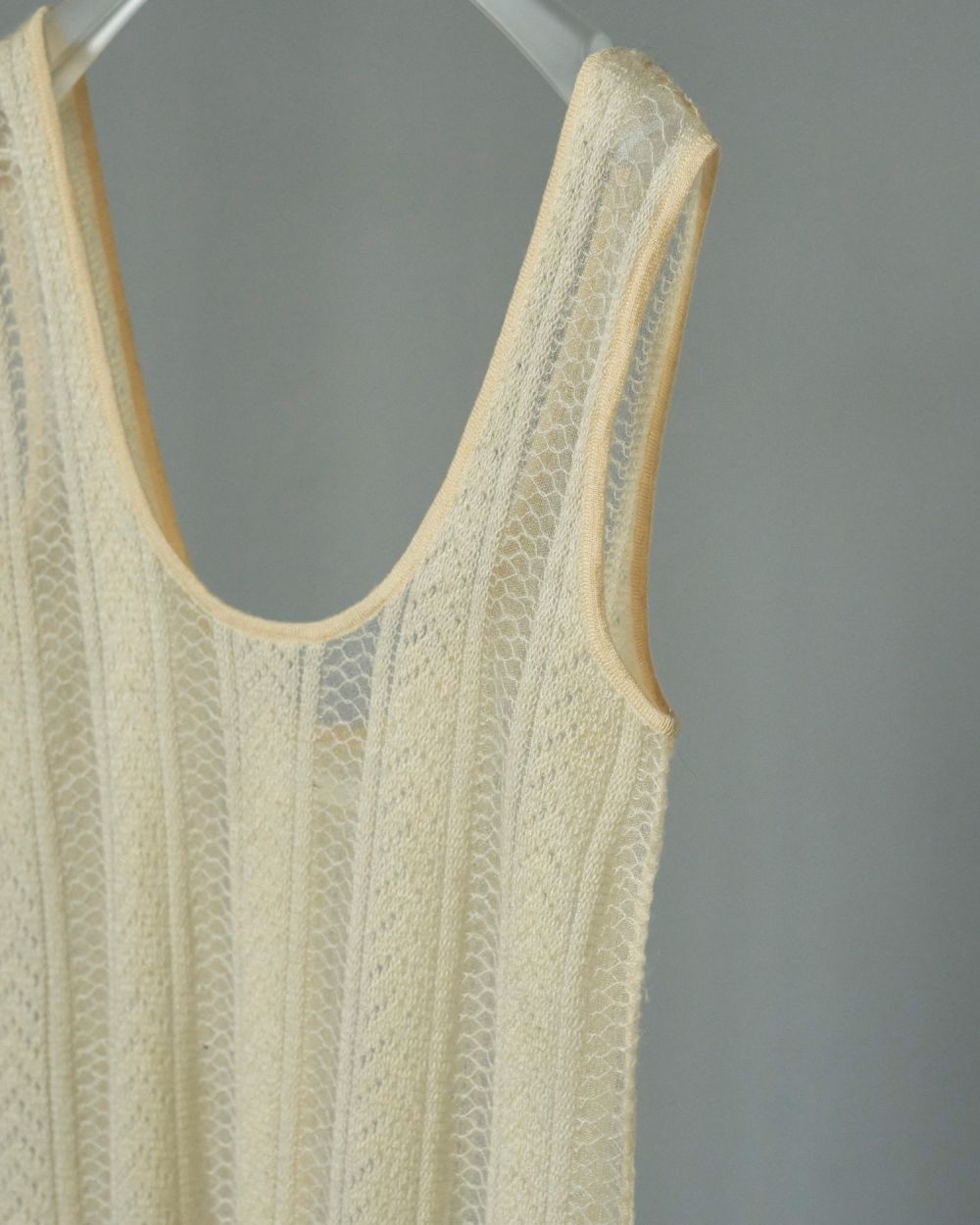 Sheer Uneck Onepiece Sheer Uneck Onepiece,シアーユーネックワンピース,62520306,ワンピース,ワンピ,ニットワンピ,シアー感,透け感,ànuke,アンヌーク,lifes,ライフズ,25aw