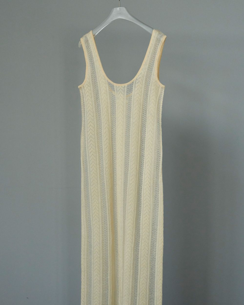 Sheer Uneck Onepiece Sheer Uneck Onepiece,シアーユーネックワンピース,62520306,ワンピース,ワンピ,ニットワンピ,シアー感,透け感,ànuke,アンヌーク,lifes,ライフズ,25aw