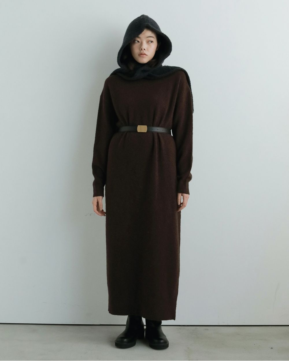 Cocoon Knit Onepiece Cocoon Knit Onepiece,コクーンニットワンピース,62520308,ワンピース,ワンピ,ニットワンピ,ウール,アルパカ,ànuke,アンヌーク,lifes,ライフズ,25aw