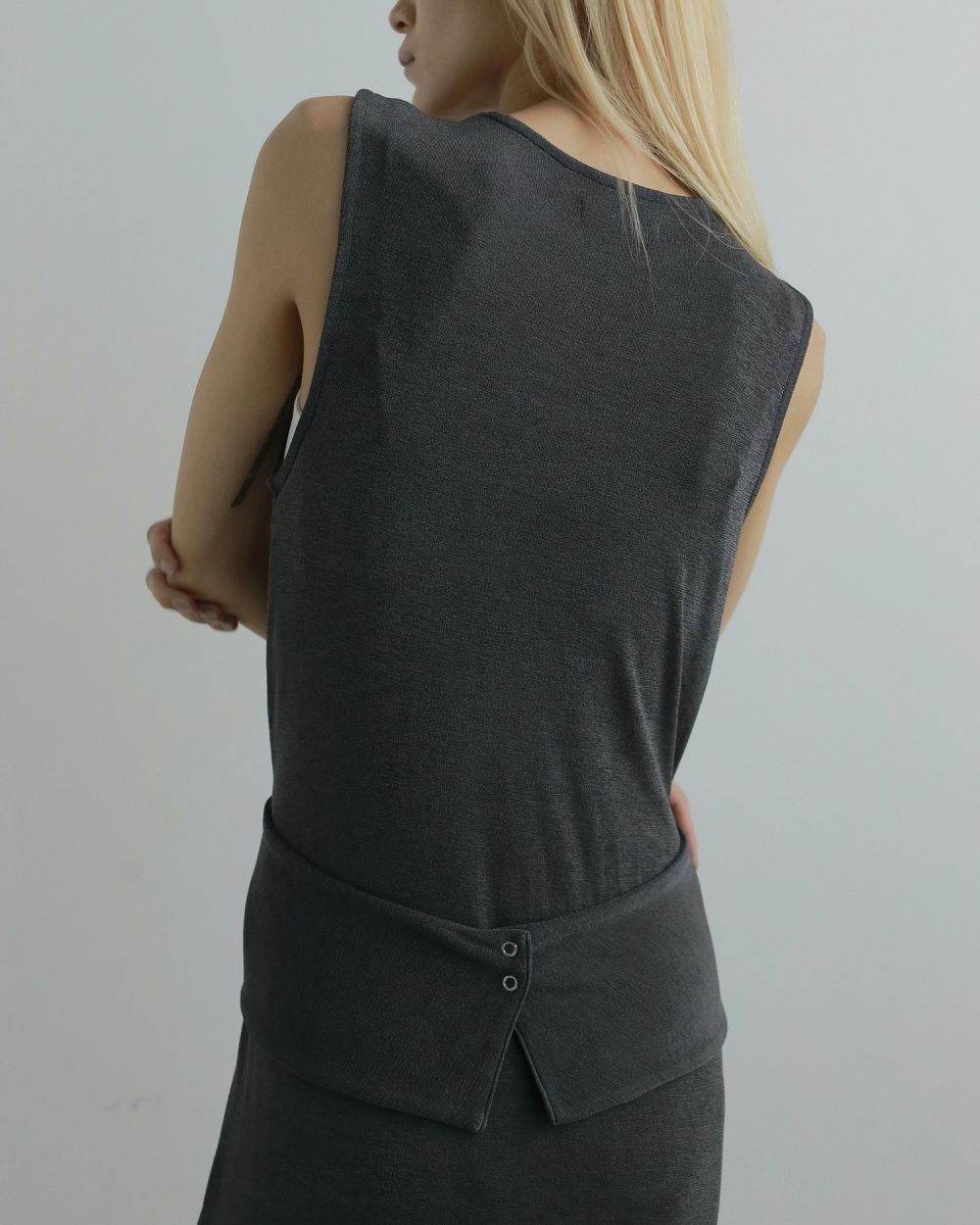 LAYERED PARTS OP / レイヤードパーツワンピース CLANE - レイヤードワンピース - HALTER LAYERED ONEPIECE