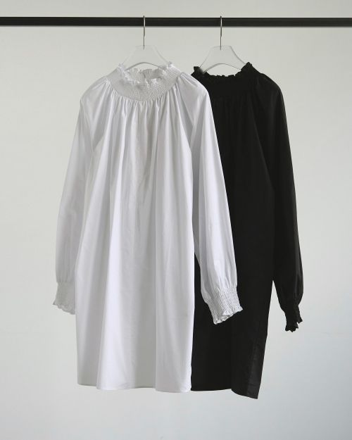 ànuke online store（アンヌーク） / Cotton Shirring OnepieceCotton