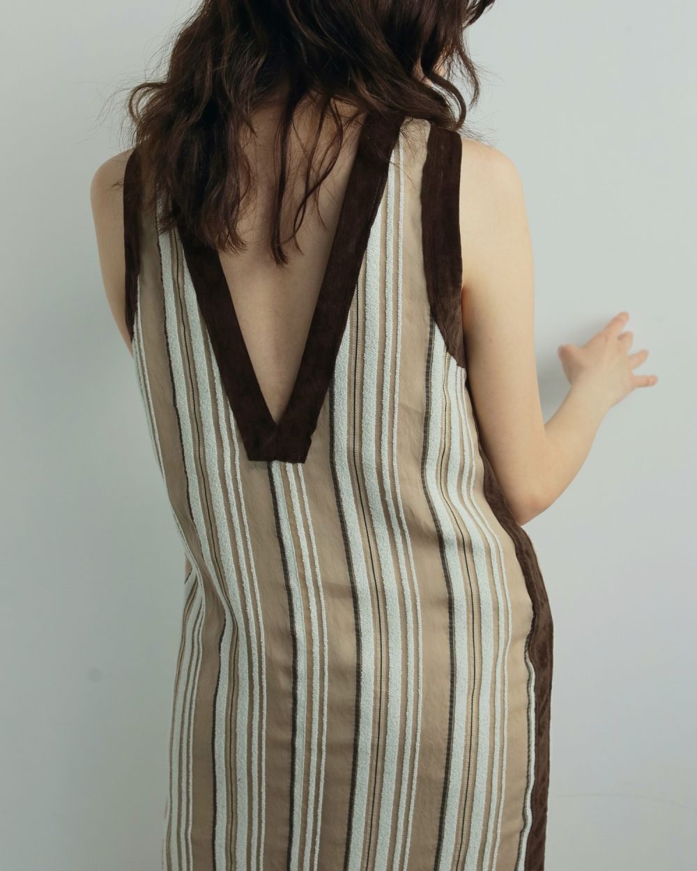 anuke Sheer Check Onepice　　新品未使用 新品未使用 anuke アンヌーク Sheer Check Onepice - メルカリ