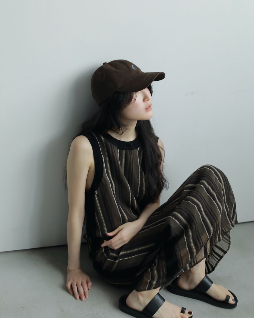 Sheer Stripe Onepiece Sheer Stripe Onepiece,シアー ストライプ ワンピース,62520317,ワンピース,ワンピ,ストライプ柄,シアー,透け感,ànuke,アンヌーク,lifes,ライフズ,25aw