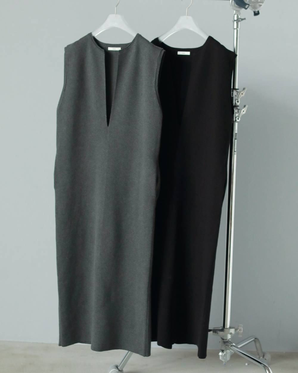 Keyneck Knit Onepiece Keyneck Knit Onepiece,キーネック ニット ワンピース,62520318,ニットワンピース,ワンピース,ドレス,ニット,ànuke,アンヌーク,lifes,ライフズ,25aw