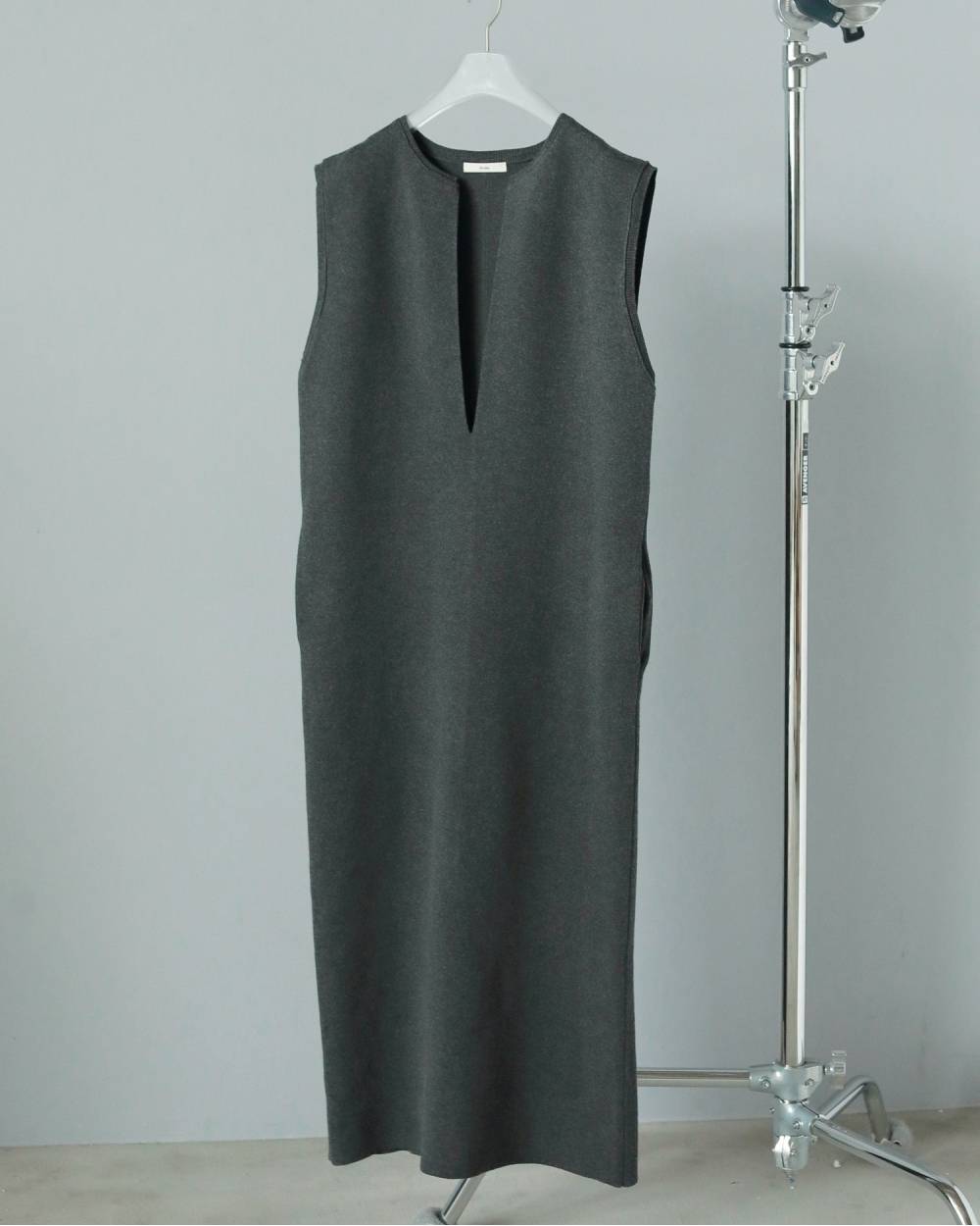 Keyneck Knit Onepiece Keyneck Knit Onepiece,キーネック ニット ワンピース,62520318,ニットワンピース,ワンピース,ドレス,ニット,ànuke,アンヌーク,lifes,ライフズ,25aw